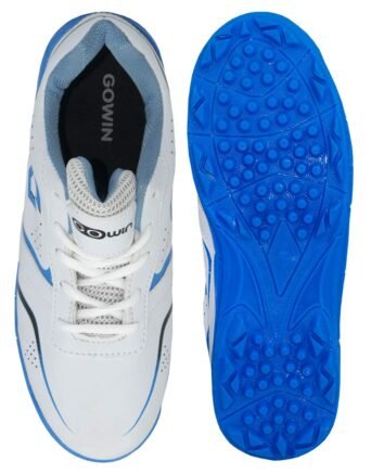 GOWIN Academy White/Sky Cricket Shoes