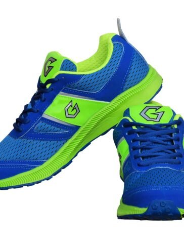 GOWIN Bright Blue/Green Running Shoe