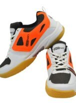 GOWIN by Triumph Staunch White Grey Orange Badminton Shoes Non Marking Sole 2