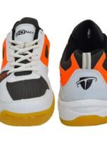GOWIN by Triumph Staunch White Grey Orange Badminton Shoes Non Marking Sole 3